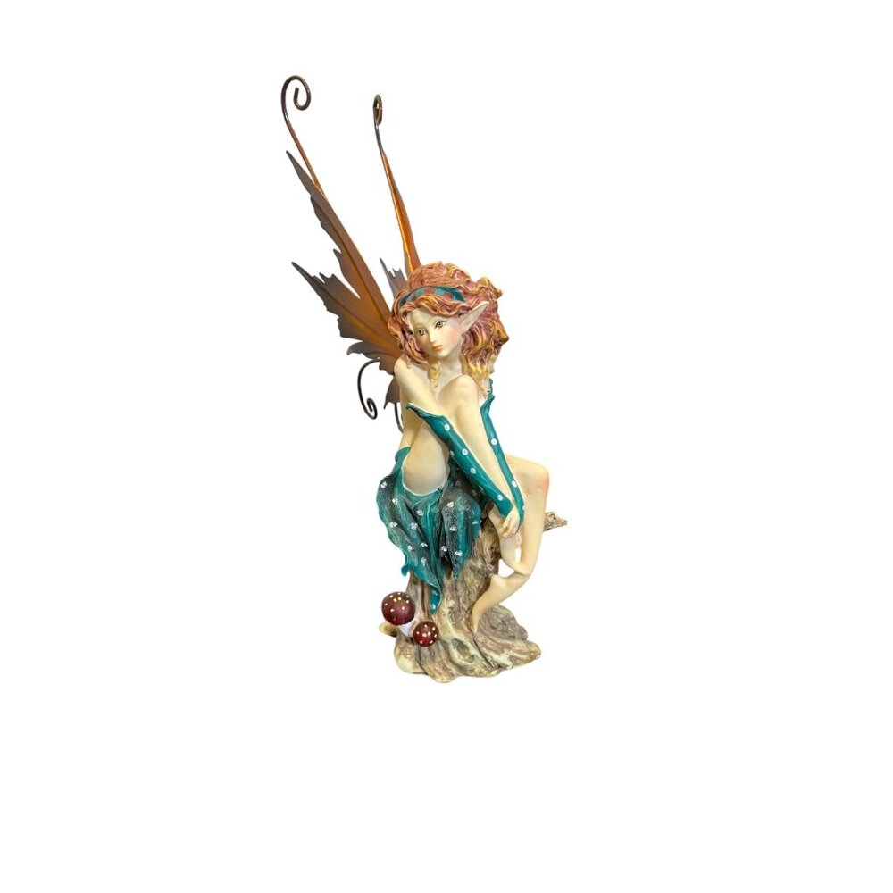 David Ent Fairy Statue 7.5"H Fantasy Collectible Figurine Room Decor